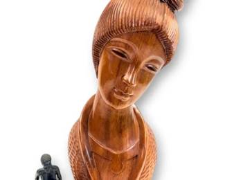 Two Sculptures Of Women