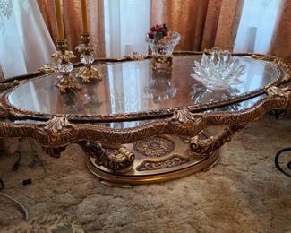 Hollywood Regency coffee table