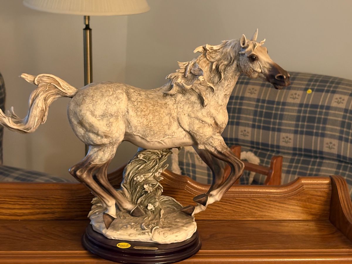 Guiseppe Armani Galloping horse-signed & dated