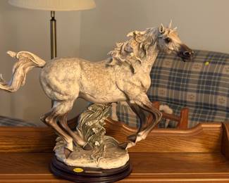 Guiseppe Armani Galloping horse-signed & dated