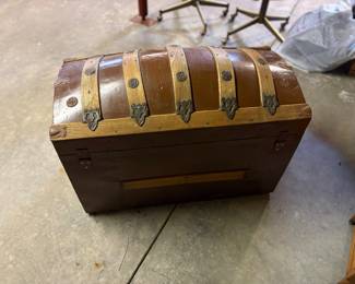 Antique Hump-Back Trunk