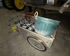 garden cart & electric fenceposts