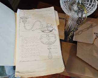 DISMANTLED WATERFORD CHANDELIER