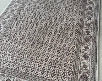 Persian Herati Style Medallion Border Rug