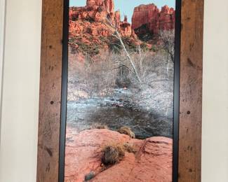 Framed Photography Print of Sedona’s Cathedral Rock Blue V