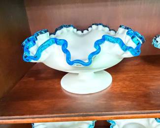 Fenton Blue Crest Bowl