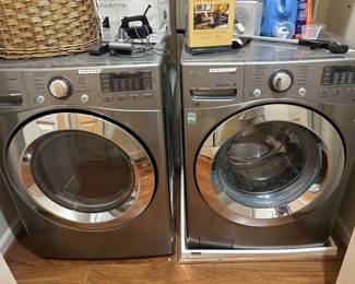 LG front loading washer and dryer