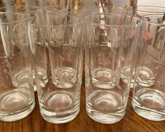 The letter "W" is etched in the glasses.
