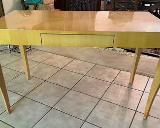 Dakota Johnson desk. Lacquered finish. Dakota Johnson's work has been featured in museums. He also designed John Lennon's writing desk, commissioned by Yoko Ono.