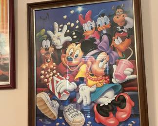 Mickey Mouse framed posters