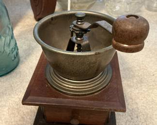 Vintage coffee grinder