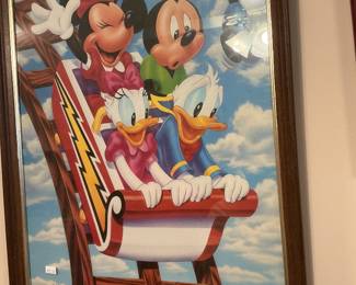 Mickey Mouse framed posters