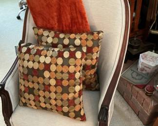 Upholstered side chair