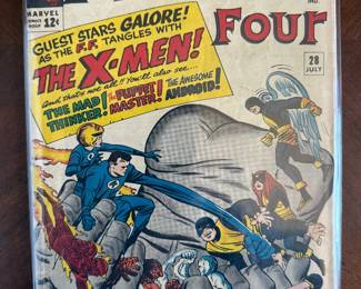 First crossover FF & XMen 1964