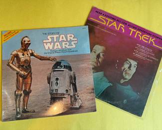 Star Wars and Star Trek albums