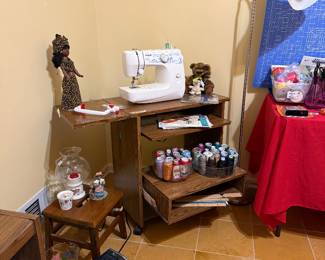 Oreck air purifier, sewing machine