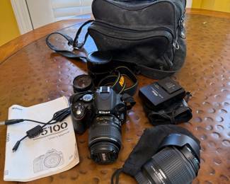 Nikon camera and lenses