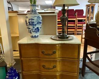 marble top dresser