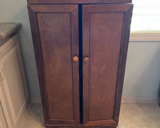 Solid Wood Media CD Cabinet