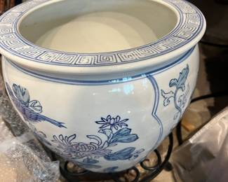 Blue-White fish bowl