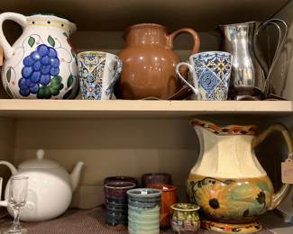 Pitchers, Pottery