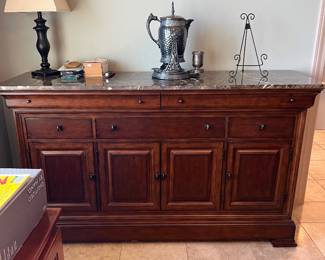 Thomasville Marble Top Buffet