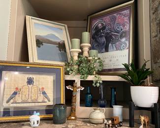 Framed Art, Candlesticks