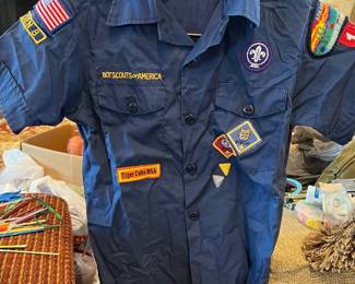 Collectible Boy Scouts with badges