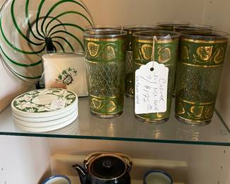 Pottery, Vintage Culver High Ball