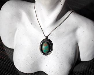 Signed Sterling & Turquoise