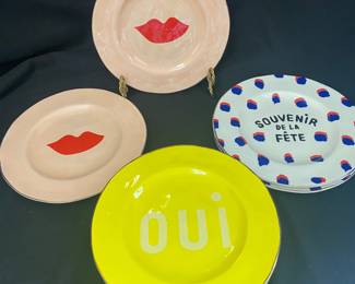 a set of Clare V. for Anthropologie Maisonette Dessert Plates