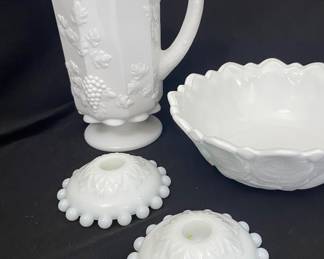 Vintage milk glass