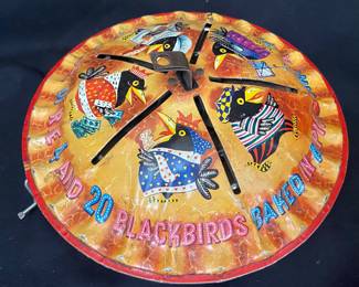 a 1950s Mattel Music Maker "Sing a Song of Sixpence" musical tin toy