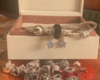 Pandora bracelet & charms