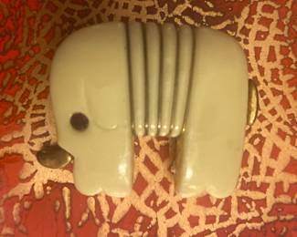 Vintage elephant pin