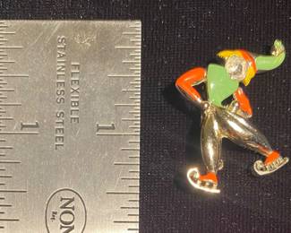 Vintage skater pin