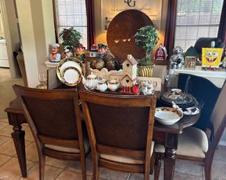 Wooden Dining Table with 6 chairs