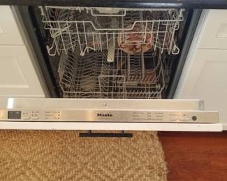 Miele dishwasher with stainless steel interior