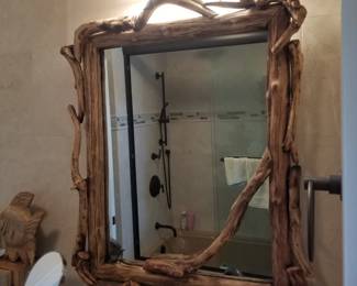 Vanity mirror & light - two of each available