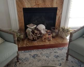 Artful decor; area rug
