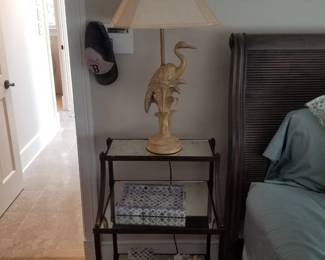 End table; table lamp - two available of each