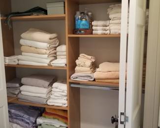 Closet system; towels