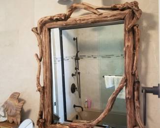 Vanity mirror & light - two of each available