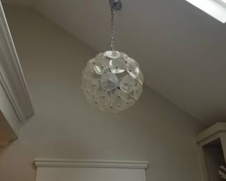 Glass bloom light fixture - two available