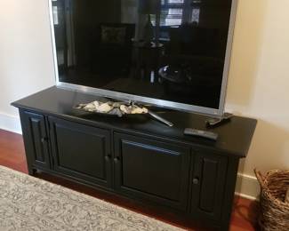 Media console; flat screen TV