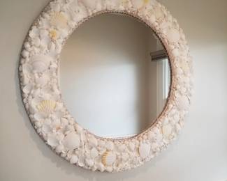 Large shell mirror