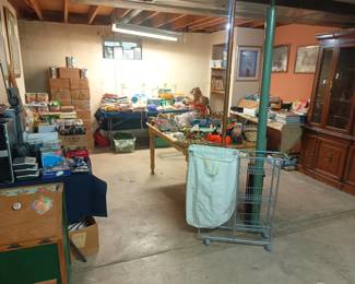 Come find goodies in the basement!