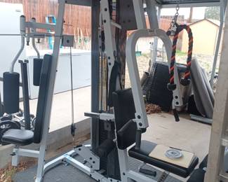 Hoist home gym.   Yeah, this was in the basement to!