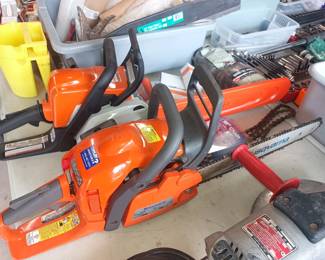 Stihl and Husquevarna chainsaws