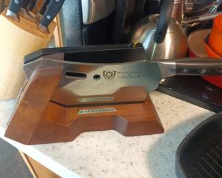 Dalstrong Gladiator series cleaver.  The 5lb model.